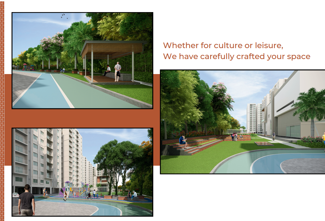 Wide range of outdoor amenities and recreational facilities